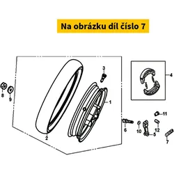 SYM Rear Brake Arm Return Spg 43472-ABA-000