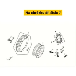 SYM Rr. Brake Arm Spring 43472-T5C-000