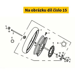 SYM R.Fr Wheel Axle Rubber 44315-N7B-E10