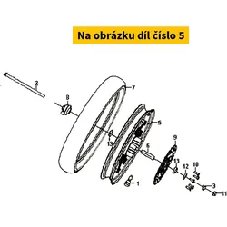 SYM Fr. Wheel Cast 44601-APA-000