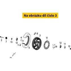 SYM Fr.Cast Wheel Comp 44601-HMA-000-KB1