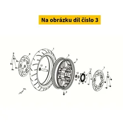 SYM Fr.Cast Wheel Comp 44601-L4A-000-KB2