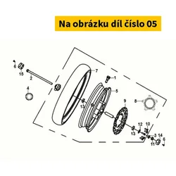 SYM Fr. Wheel 44601-X8A-000