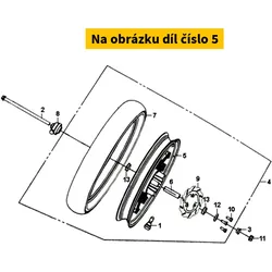 SYM Fr. Cast Wheel Comp 44601-XPA-010