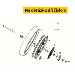 SYM Fr. Wheel 44601-XPA-010-SB