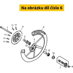 SYM Fr. Tire Set 44710-ABF-000