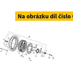 SYM Fr. Tire Set 120/70-13 44710-ZHA-000