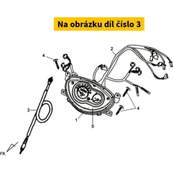 SYM Speedometer Cable 44830-X3A-001