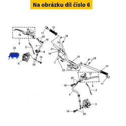 SYM Front brake caliper SYM HD 125 Evo 2007-2010 45100-HHW-000-RY