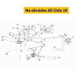 SYM Front brake caliper SYM Joymax Z+ 125-300 2021-2023 45100-L3A-900-KB