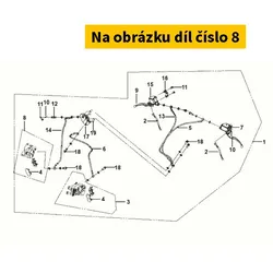 SYM Front brake caliper SYM Symphony 50-125 ST 2015-2020 45100-XPA-000-K