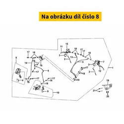 SYM Front brake caliper SYM Fiddle IV 50-125 2020-2021 45100-ZEA-000