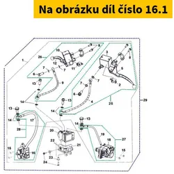 SYM Brake pads front SYM Symphony 50-125 2009-2021 45105-APA-900-A