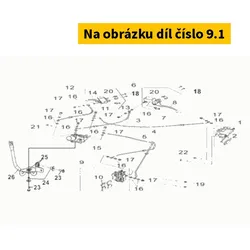 SYM Fr. Caliper Pad Pin 45115-L3A-000