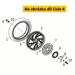 SYM Fr. Abs Detective Disk Mfzn2-K ( Bk ) 45120-LH1-000