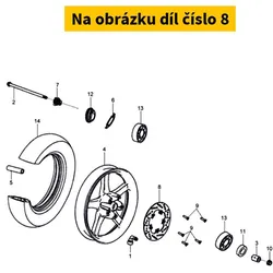 SYM Brake disc front SYM HD 125-200 2004-2011 45121-HHA-000