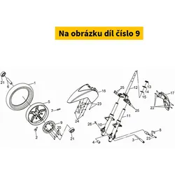 SYM Brake disc front SYM Citycom 125-300 2008-2013 45121-LEA-000-SO