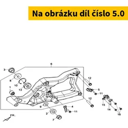SYM Rr. Brake Hose Clamp 45125-L4A-000