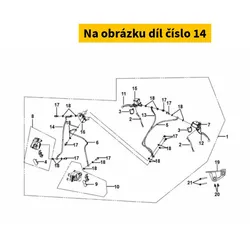SYM Fr Brake Hose B Comp. 45125-XVA-000