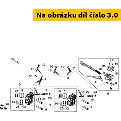 SYM Fr. Brake Hose 45126-L4C-000
