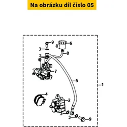 SYM Fr Brake Hose Assy 45126-XB1-000