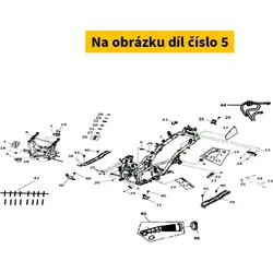 SYM Brake Hose Clamp 45156-BCF-000
