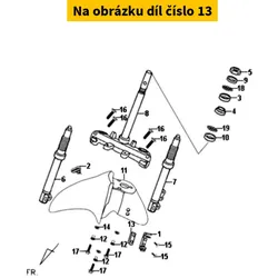 SYM Fr.Brake Hose Stay 45157-ALA-000