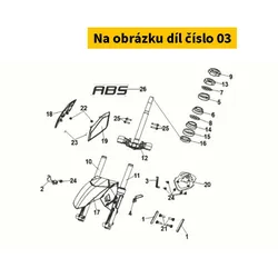 SYM Fr.Brake Hose Clamp 45158-XN1-000