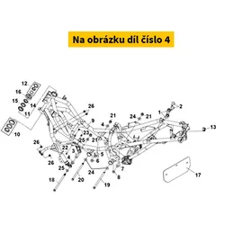 SYM Lh. Fr. Frame Collar 50102-LX1-000