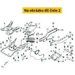 SYM Floor Plate B Complete 50141-H9A-000