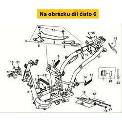SYM L. floor panel plate 50141-XB1-000