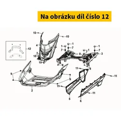 SYM Floor panel plate 5014A-XB1-000