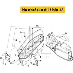 SYM MANUFACTURER NO. PLATE 50189-LM1-000