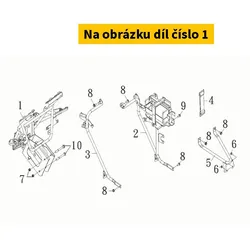 SYM Fr Cover Brkt Comp 50315-TL1-000