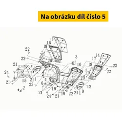 SYM L. Inner Lid Spring 50322-TL1-000