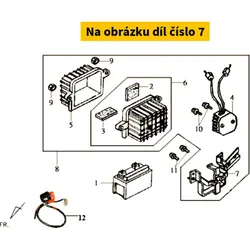 SYM Batter Cover Stay 50328-H9A-000