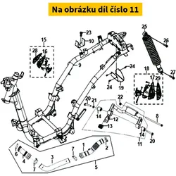 SYM EHG. hanger ASSY 50350-ARA-010