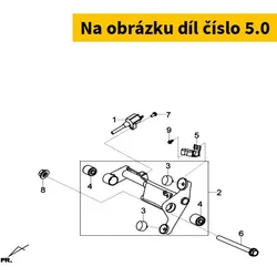 SYM Fuel Tube Clip 50354-M9Q-000