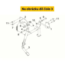 SYM Main Stand Comp Bk-001c 50500-TL4-000
