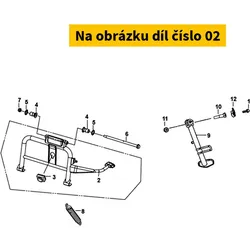SYM Main Stand Comp 50500-ZBC-000