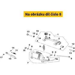 SYM MAIN STAND PIVOT BOLT 50512-F6B-900