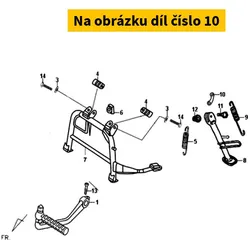 SYM Side Stand Spring Plate Hook 50542-E60-000