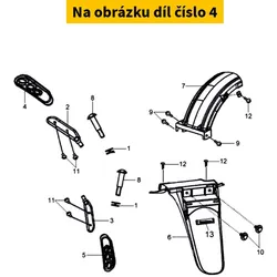 SYM Right Step Bar Cover Black (Bk-001u) 50633-HHA-000