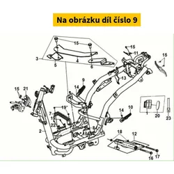 SYM R. Step Bar Comp. 50710-XVA-000