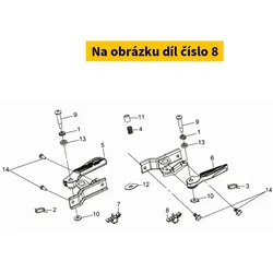 SYM Left Step Plate Assy 5071B-HEA-000
