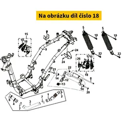 SYM Lh. Pillion Step Assy 5071B-ZBC-000