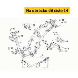 SYM L. Pillion Step 50720-APA-000