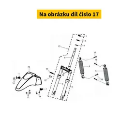 SYM Front Cushion Assy 5110B-HHA-000