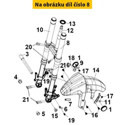 SYM R. Fr. Cushion Assy. 51400-LX1-000-YZ