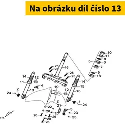 SYM Fork Tube (Only For 51*00-Apa-000) 51410-APA-000